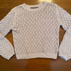 Crochet Cropped Sweater EUC